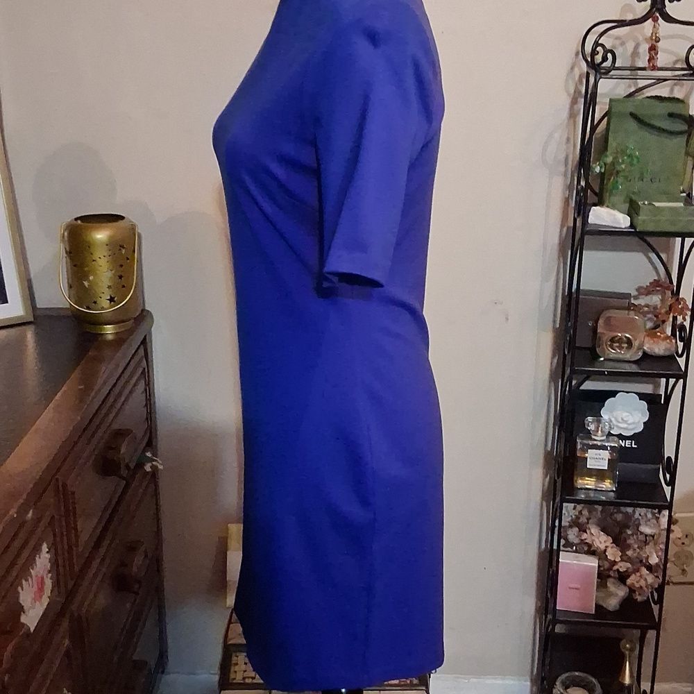 NWT NASTY GAL Women's 3/4 sleeve Royal Blue Dress Size Medium - Picture 7 of 8